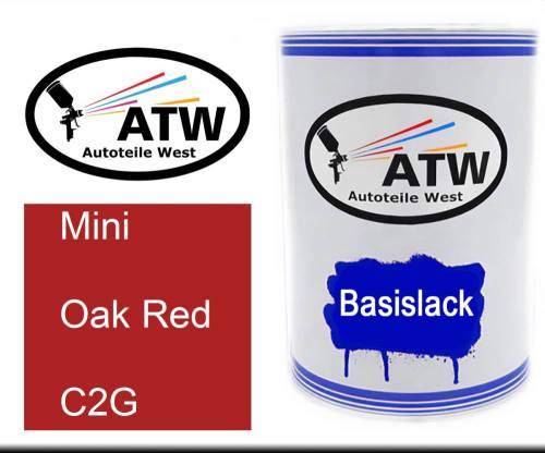 Mini, Oak Red, C2G: 500ml Lackdose, von ATW Autoteile West.